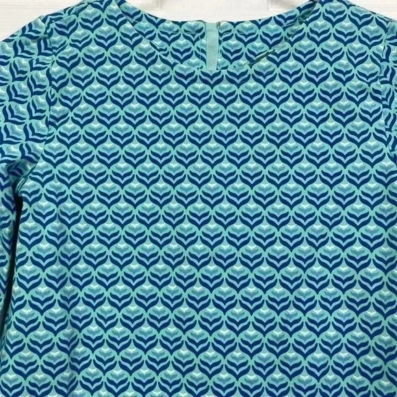 Girls Vineyard Vines Dress | Blue Green Multicolor Whale Design | Size XL - Picture 2 of 5